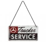Металлическая пластина Mercedes-Benz, 10 x 20 см.