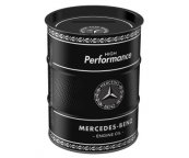 Копилка бочка Mercedes, 9.3x11.7 см.