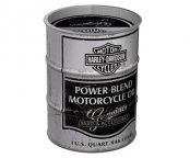 Копилка бочка Harley-Davidson, 9.3x11.7 см.
