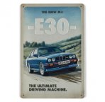 Металлическая пластина BMW, разм. 20 x 30 см.