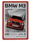 Металлическая пластина BMW, разм. 20 x 30 см.