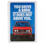 Металлическая пластина BMW, разм. 20 x 30 см.
